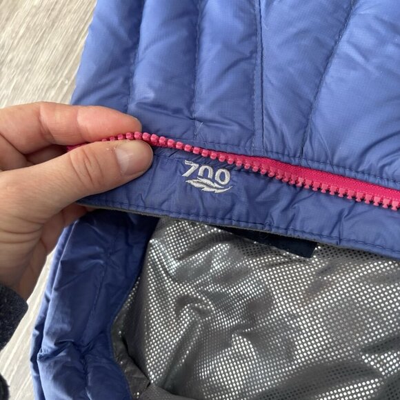Columbia Sister Brook II Down Jacket Womens M Blue Pink Omni Heat 700 Fill Down - Picture 14 of 16